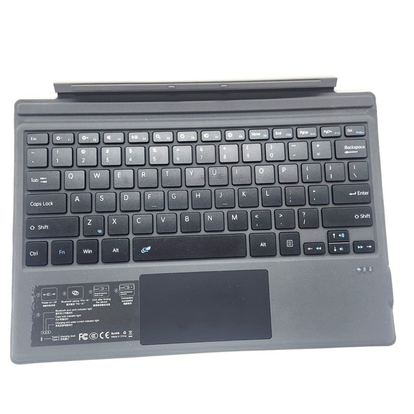 Type Cover Keyboard for Surface Pro 7+/7/6/5/4/3 Wireless 12.3" Black No Backlit - Picture 7 of 15